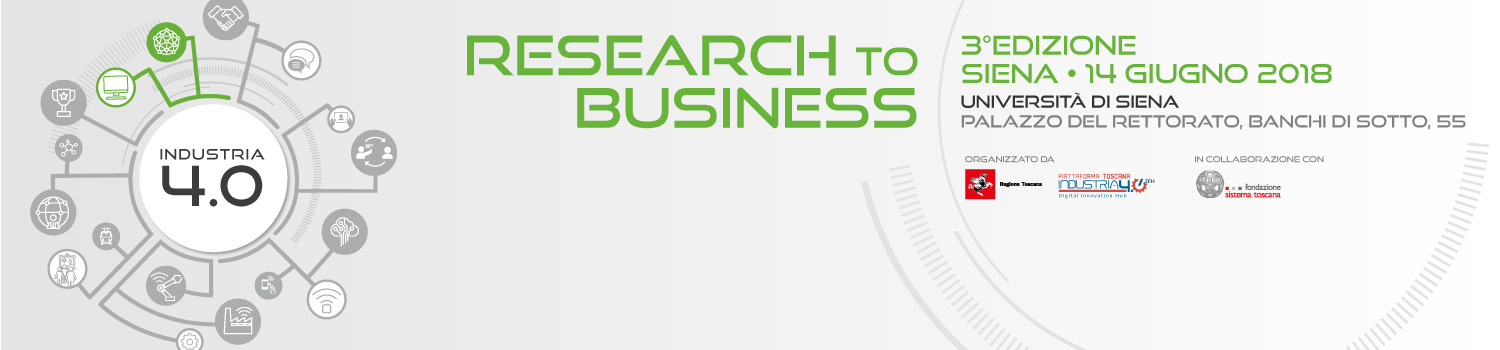 RESEARCH TO BUSINESS: NUOVO APPUNTAMENTO TRA IMPRESE E RICERCA PUBBLICA